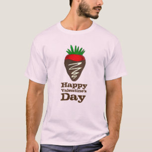Happy Valentine's Day Chocolate Strawberry Tee