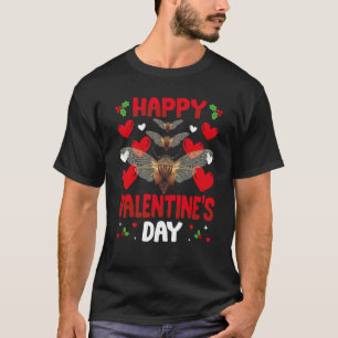 Happy Valentines Day Cicada Heart Love Animal T-Shirt