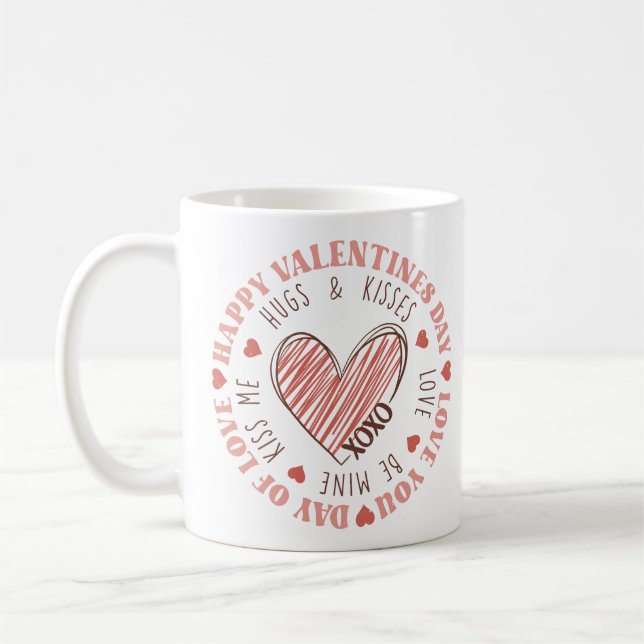 Happy Valentine's Day Coffee Mug (Left)