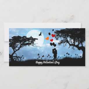Happy Valentine's Day Couple flat card