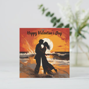 Happy Valentine's Day Couple Holiday Card