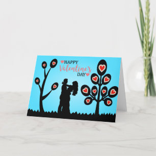 Happy Valentine's Day Couple Holiday Card