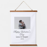 Happy Valentine's day couple photo modern simple t