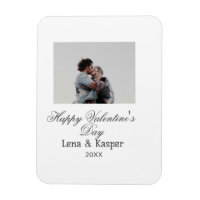 Happy Valentine's day couple photo modern simple t