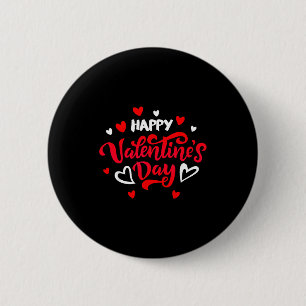 Happy Valentine's Day Couples Date Valentine Love  6 Cm Round Badge