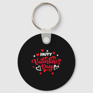 Happy Valentine's Day Couples Date Valentine Love Key Ring