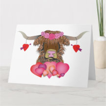 Happy Valentines Day Cow