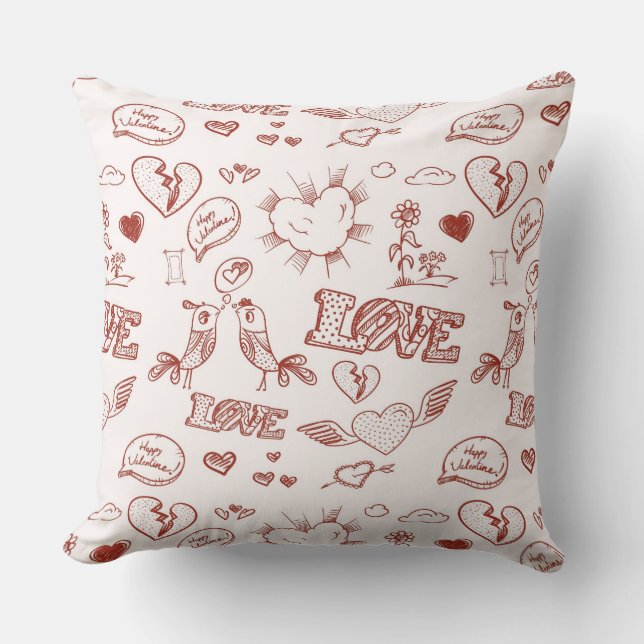 Happy Valentine's Day Cushion (Front)