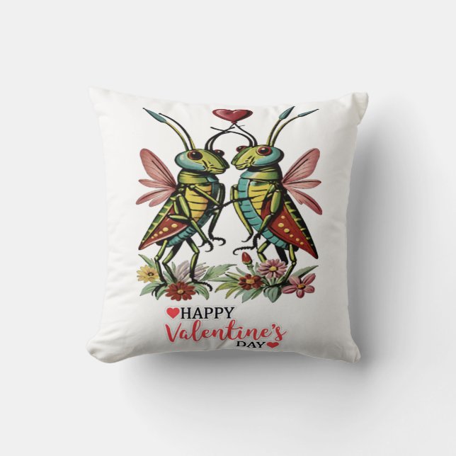 Happy valentine's day  cushion (Front)