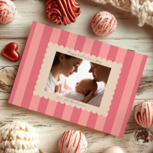 Happy Valentine's Day Custom Photograph Modern Holiday Postcard