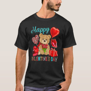 Happy Valentine's Day Cute Bear Western Valentine' T-Shirt