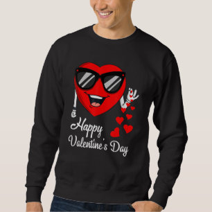 Happy Valentines Day Cute Heart Bae Funny Salting  Sweatshirt
