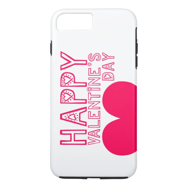 Happy Valentine's day Cute Iphone case (Back)