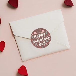 Happy Valentine's Day Cute Playful Holiday Sticker