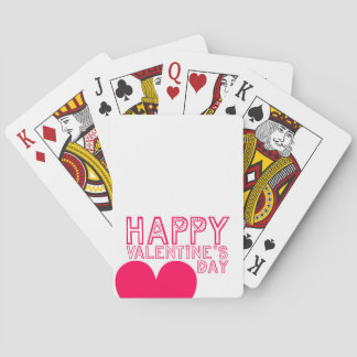 Happy Valentine's day Cute Playing Cards
