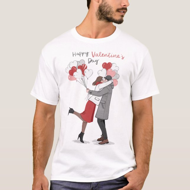 Happy valentine's day design  T-Shirt
