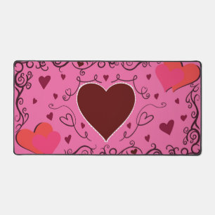 Happy Valentine's Day  Desk Mat
