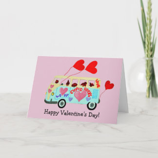 Happy Valentine's Day Doggie Folded Greeting Card