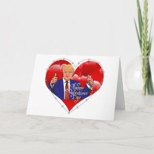 happy valentines day donald trump holiday card