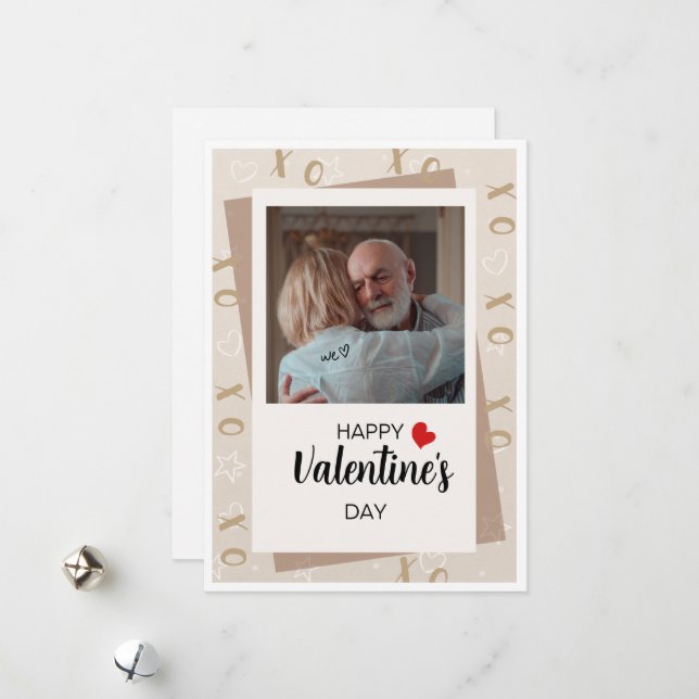 Happy Valentine's Day filled with the sweet scent  Holiday Card (Front/Back In Situ)