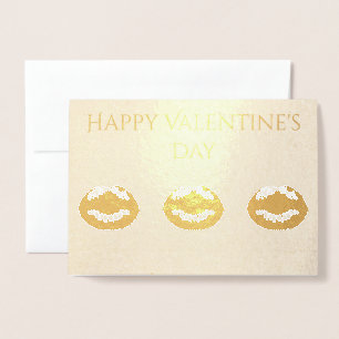 Happy Valentine's Day Foil Card