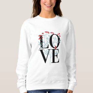 Happy Valentine's Day For Lover Stylish  Sweatshirt