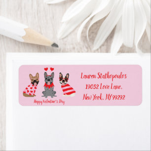 Happy Valentines Day French Bulldogs