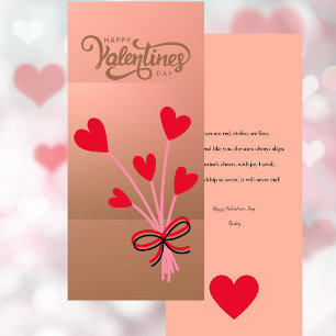 Happy Valentine's Day Friendship Flat Card