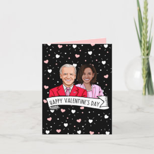 Happy Valentine's Day from Joe and Kamala Card
