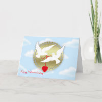 Happy Valentine's Day from secret admirer doves