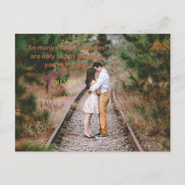 Happy valentine's day gift holiday card 2024 (Front)