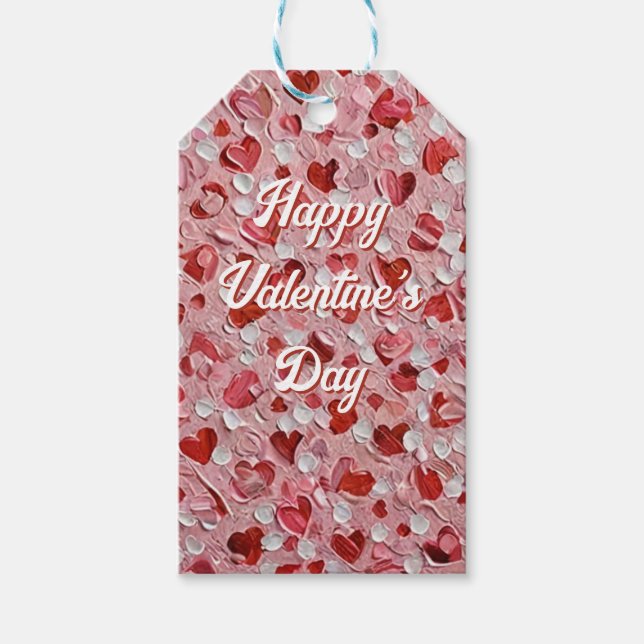 Happy Valentine's Day Gift Tags (Front)