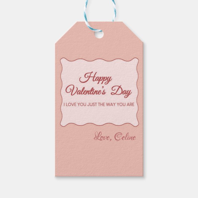 Happy Valentine's Day Gift Tags (Front)