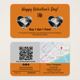 Happy Valentine's Day  Gift Voucher Card