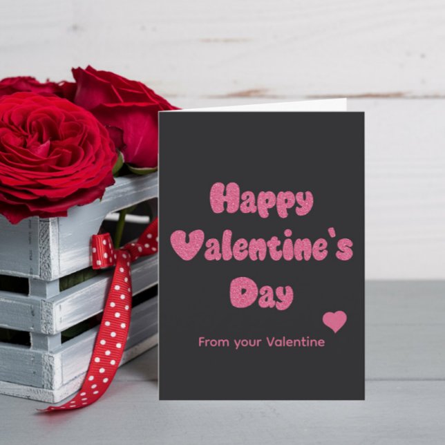 Happy Valentine's Day Glitter Card (Creator Uploaded)