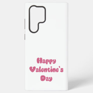 Happy Valentine's Day Glitter Samsung Galaxy Case