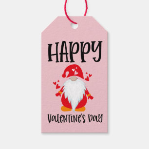 Happy Valentine's Day Gnome Gift Tags