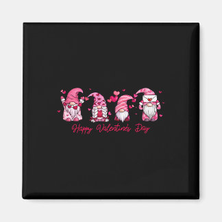 Happy Valentine's Day Gnome With Heart Cute Gnome  Magnet