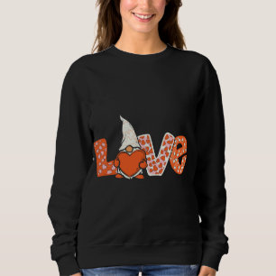 Happy Valentine's Day Gnomes Red Hearts Love Gnome Sweatshirt