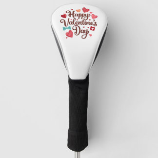 Happy Valentine's Day Golf Head Cover