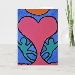 HAPPY VALENTINES DAY Greeting Card "OUR LOVE"