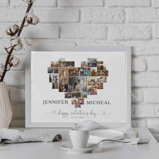 HAPPY VALENTINE'S DAY HEART COLLAGE POSTER (Creator Uploaded)