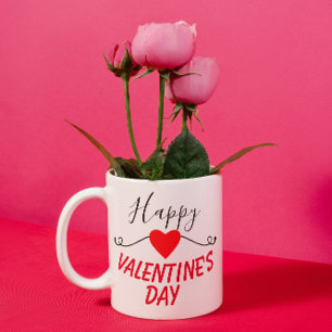 Happy Valentine's Day Heart Gift Coffee Mug