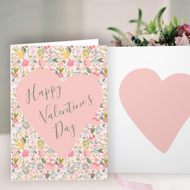 Happy Valentines Day heart Holiday Card (Creator Uploaded)