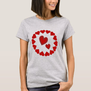 Happy Valentine's Day Heart Red T-Shirt