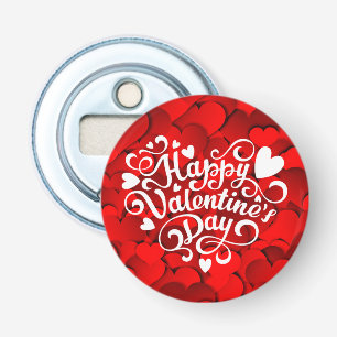 Happy Valentine's Day Heart Shape-23803 Bottle Opener