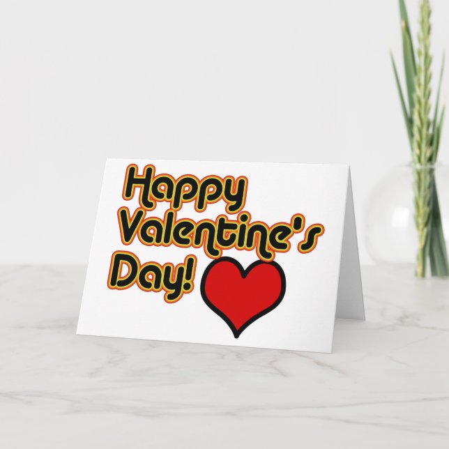 Happy Valentine's Day Holiday Card (Front)