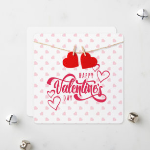 Happy Valentines Day Holiday Card