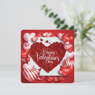 Happy Valentines Day Holiday Card
