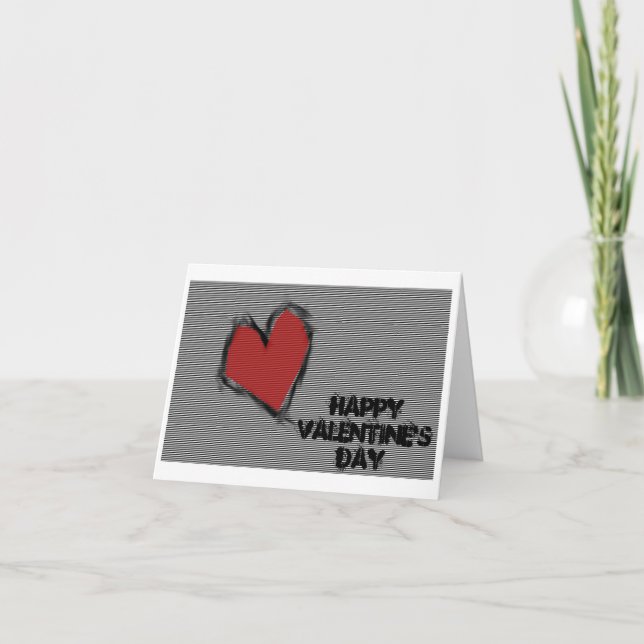 Happy Valentine's Day Holiday Card (Front)